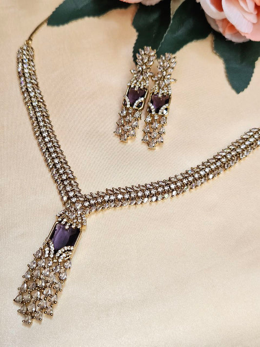 Purple Doublet V-Shape AD Set