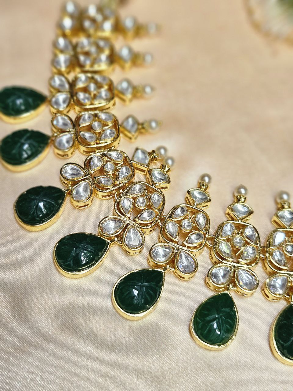 Carving Polki Bridal Necklace