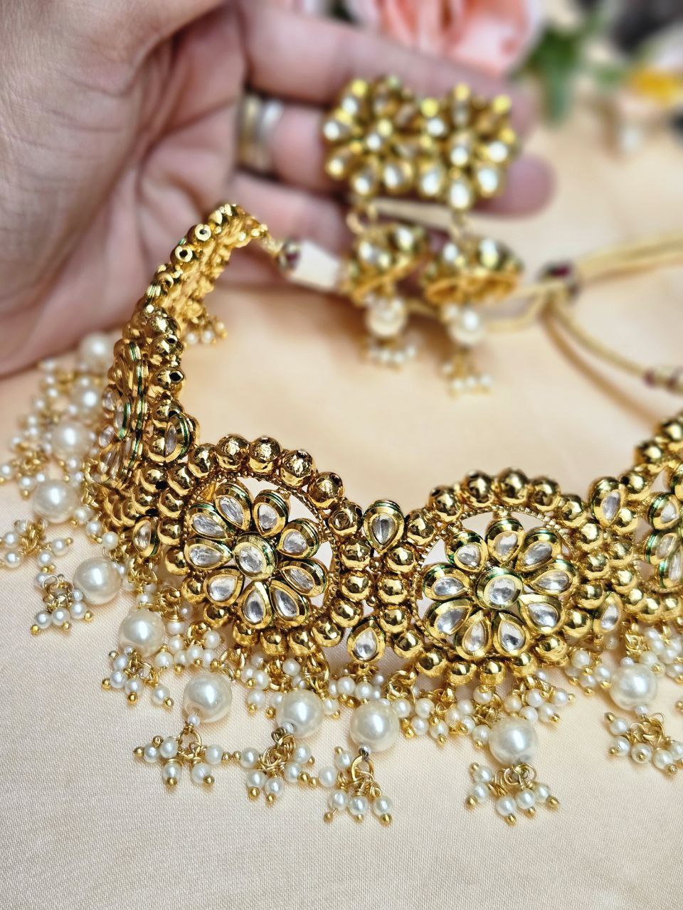 Gold Lookalike Kundan Bridal Choker