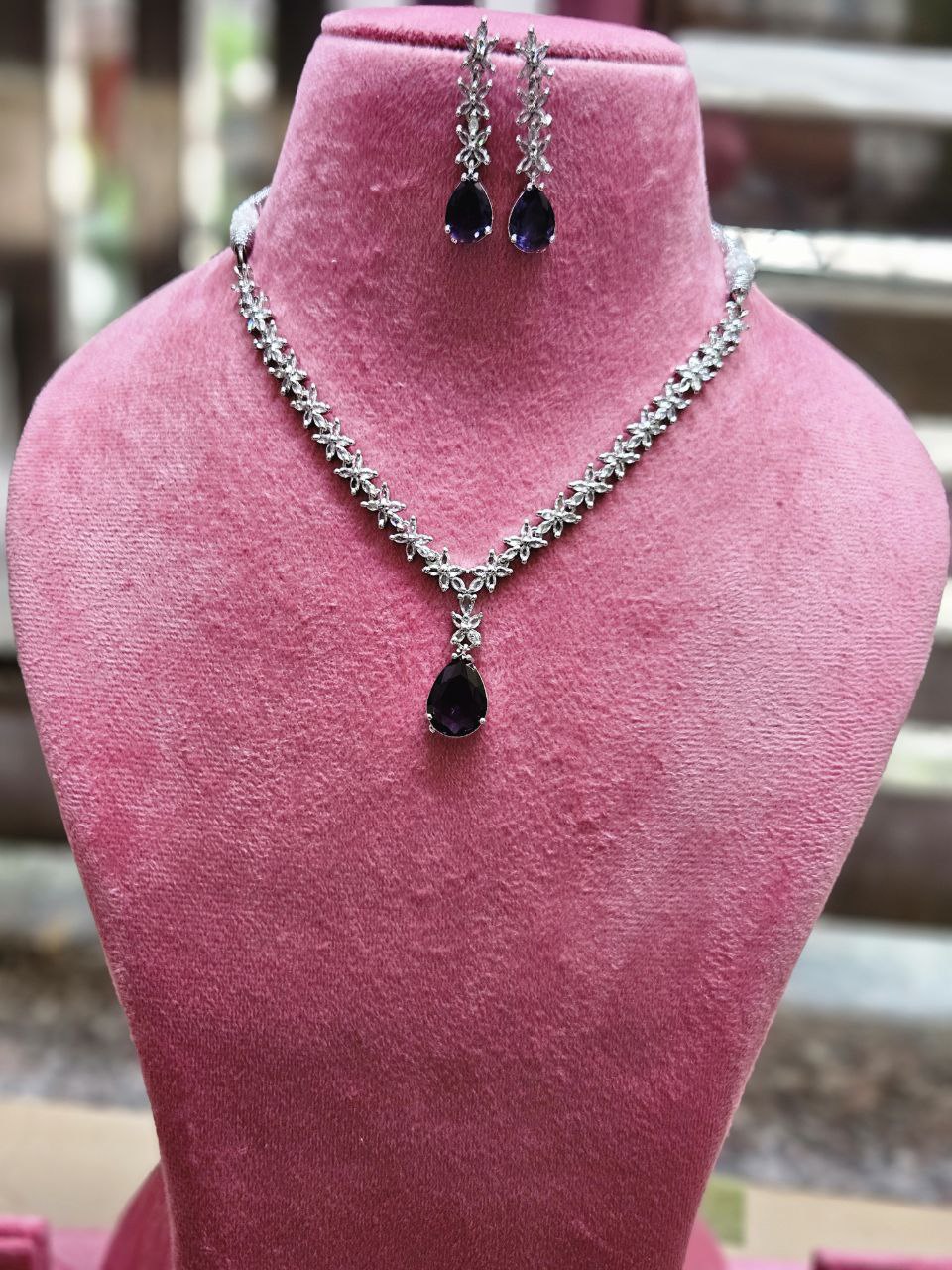 Purple Droplet Statement AD Set