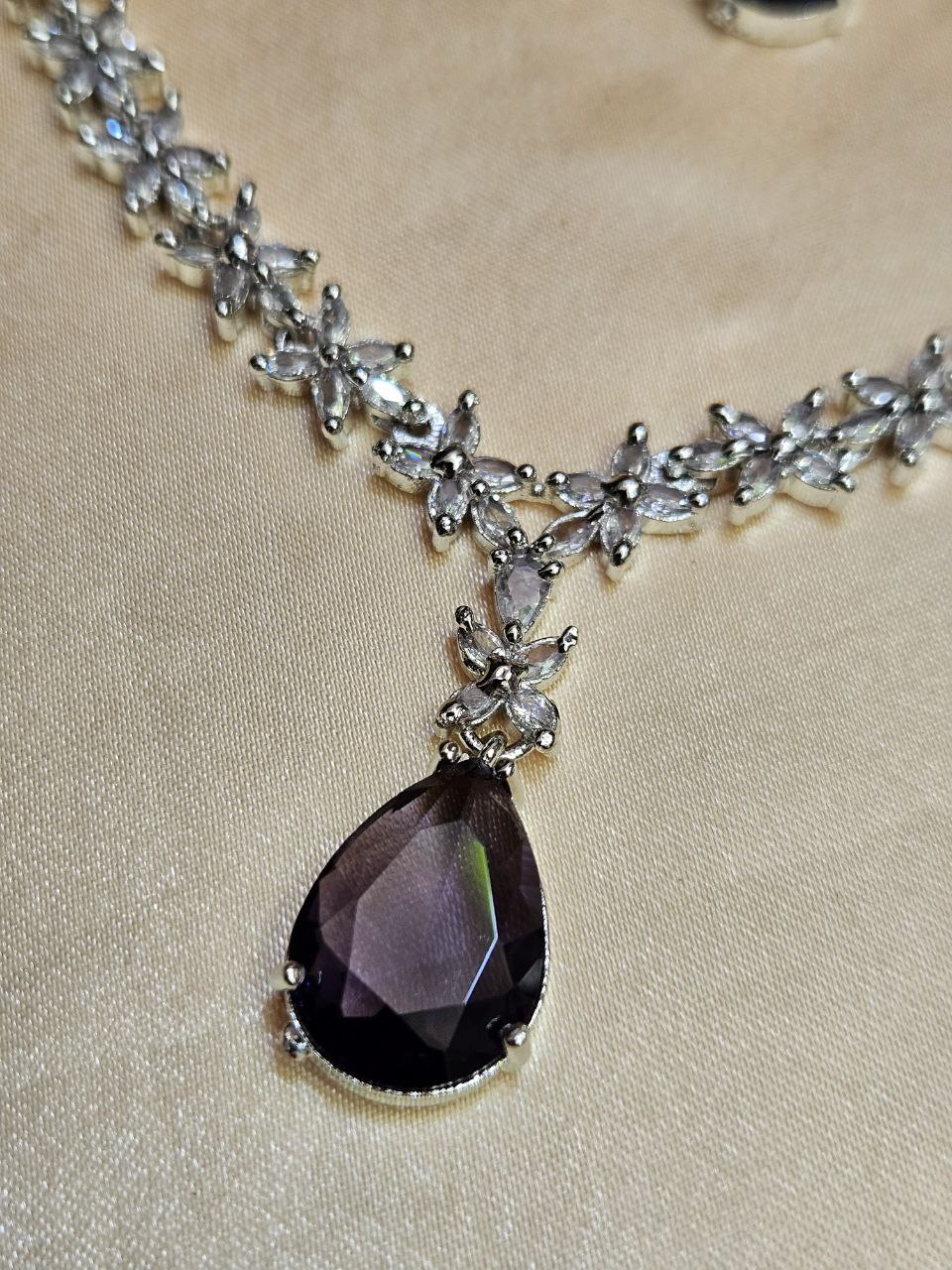 Purple Droplet Statement AD Set