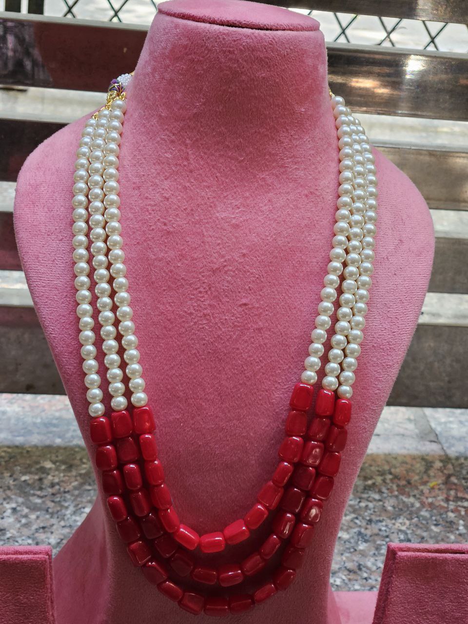 Real Beads Pearl Mala
