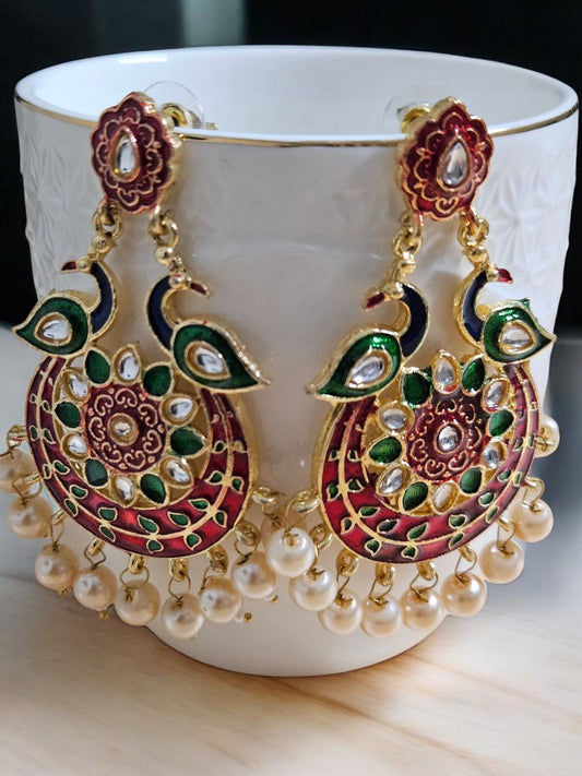 Navya Meenakari Earrings