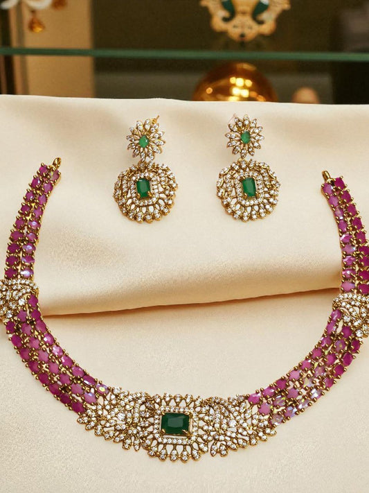 Premium Ruby Hasli Necklace