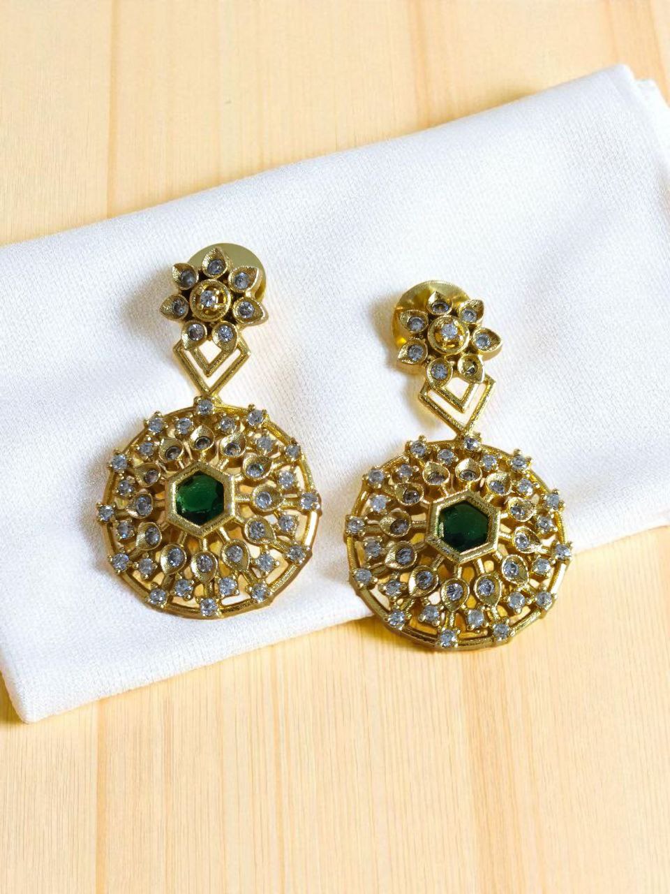 Premium Green AD Necklace