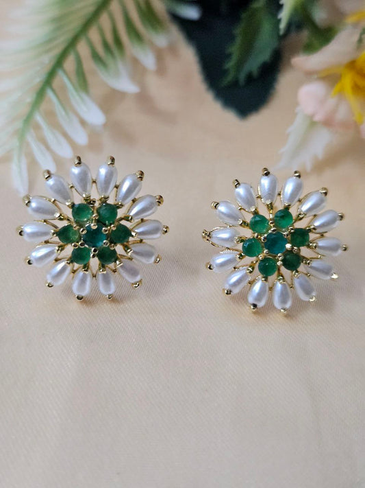 Premium Emerald Green Studs